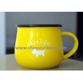 Tasse en céramique de Sunboat tasse de tasse de café d&#39;émail d&#39;imitation rétro